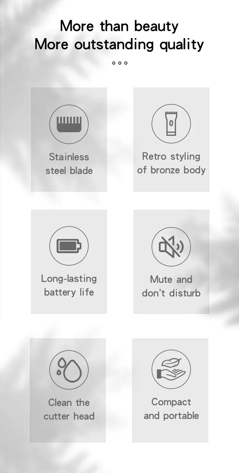 Zyntrica™- Electric Hair Cutting Machine Professional Barber Men
